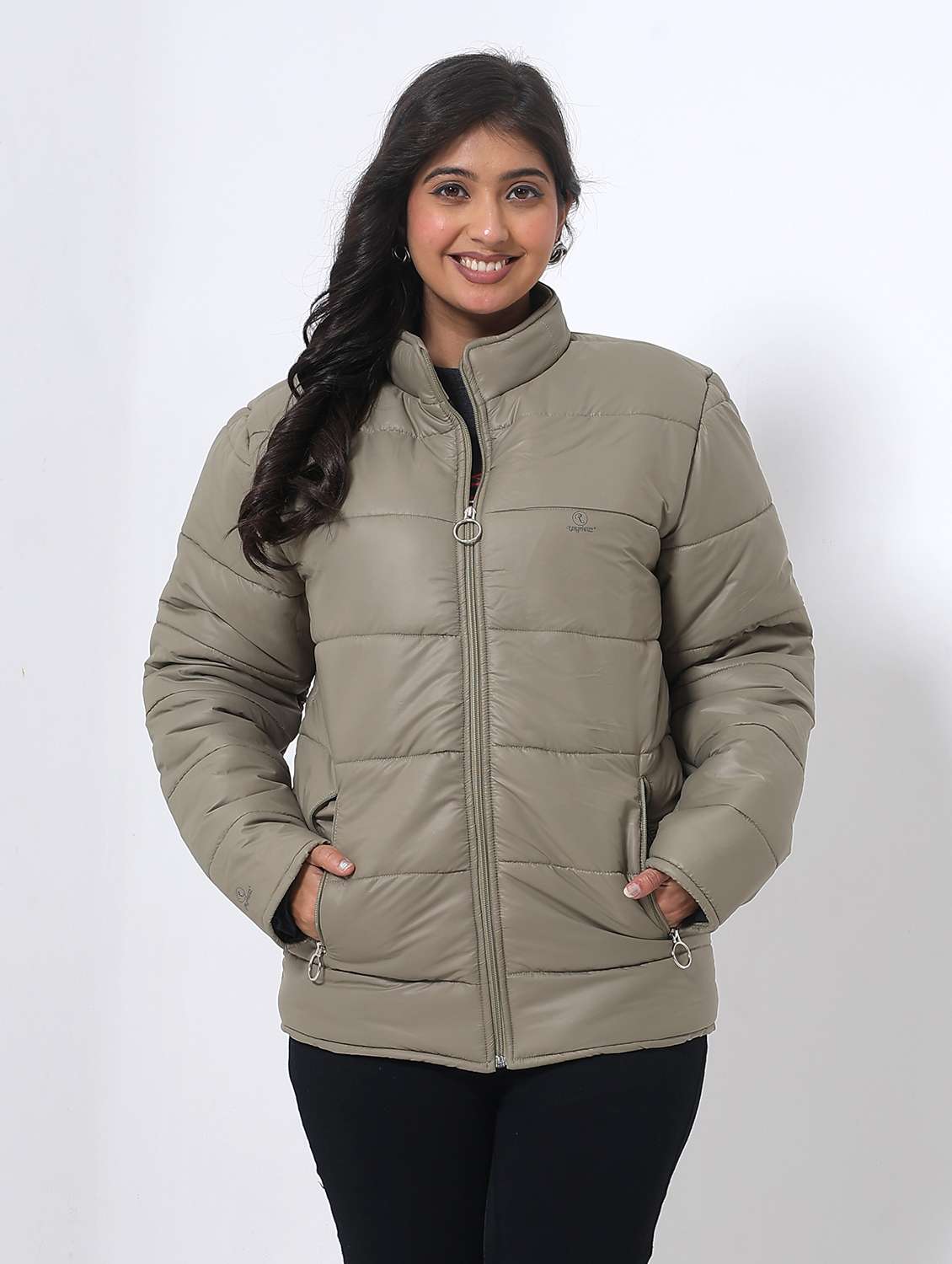 women printed long sleeve quilted jacket - 22108146 -  Standard Image - 2