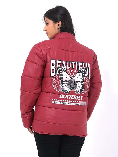 women printed long sleeve quilted jacket - 22108148 -  Standard Image - 0