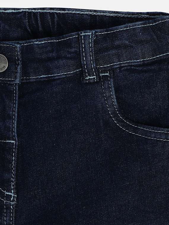 girls washed mid rise relaxed fit jeans - 22108250 -  Standard Image - 2