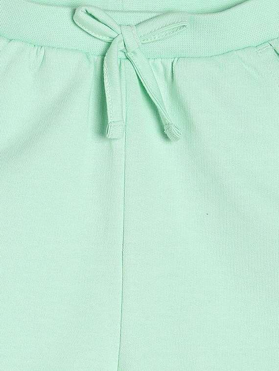 girls solid mid rise shorts - 22108438 -  Standard Image - 2