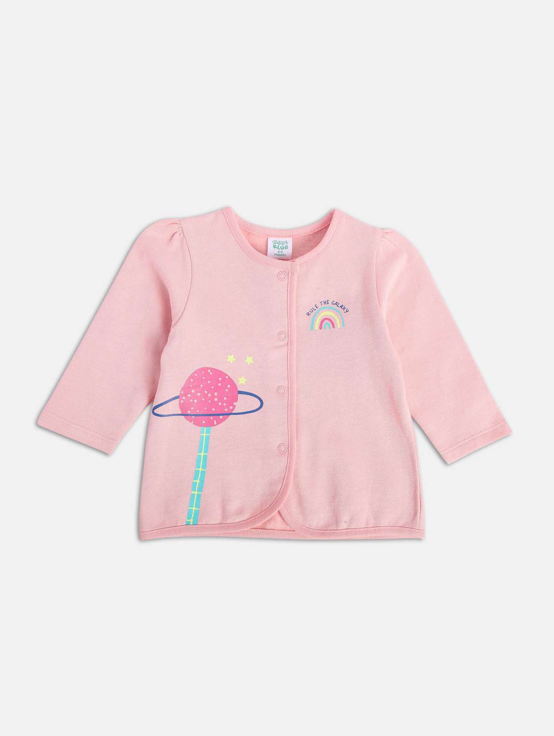 girls pack of 3 printed long sleeve top - 22108497 -  Standard Image - 2