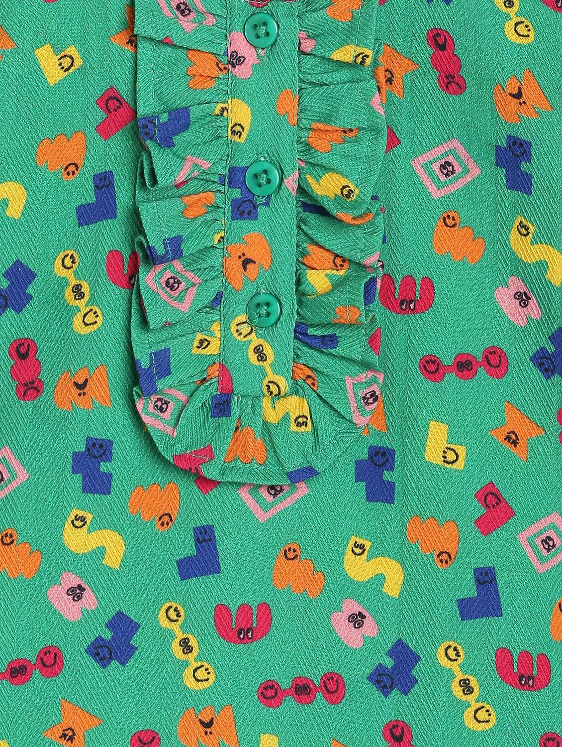 girls printed long sleeve top  - 22108557 -  Standard Image - 2