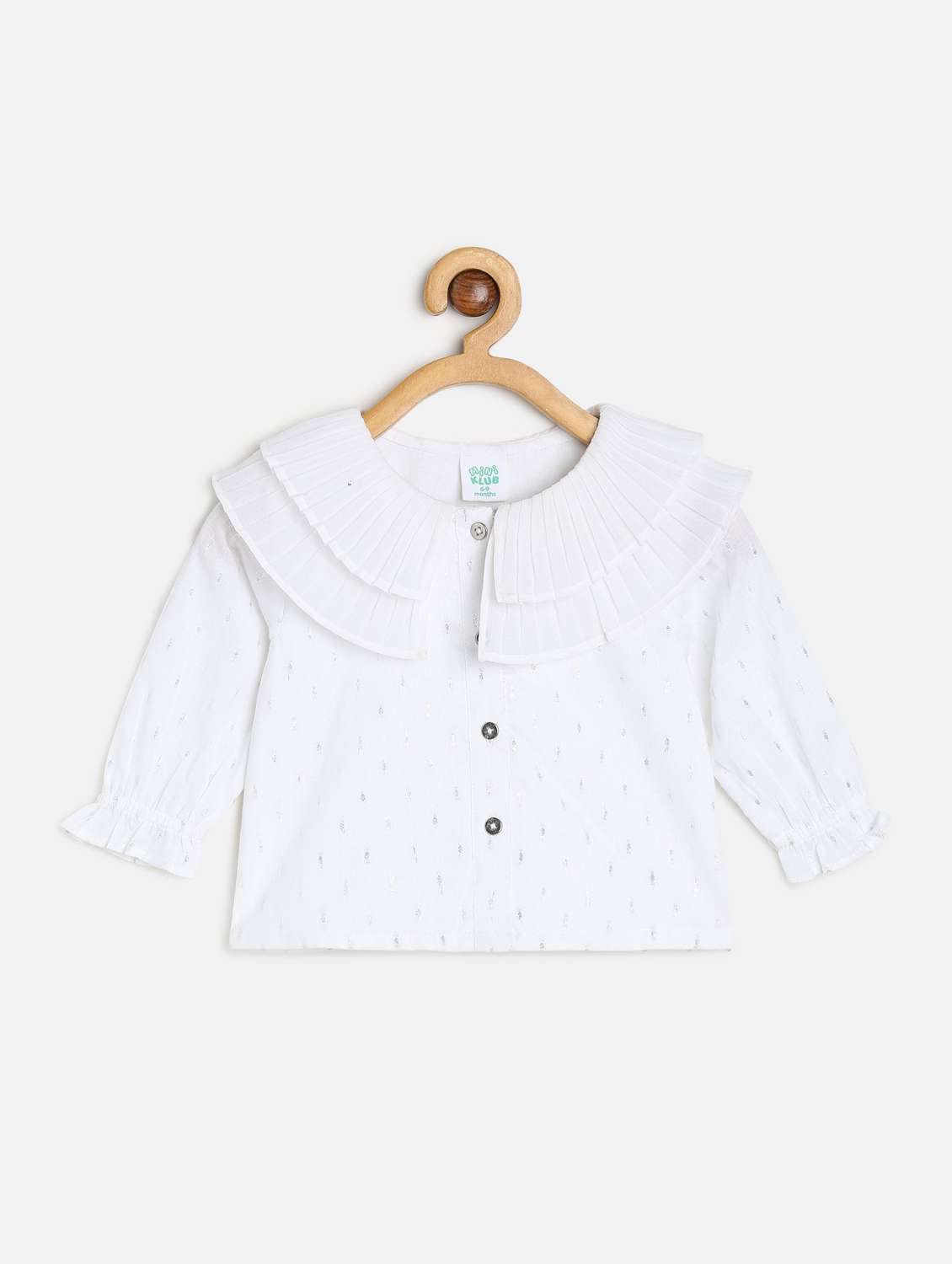 girls printed long sleeve top 