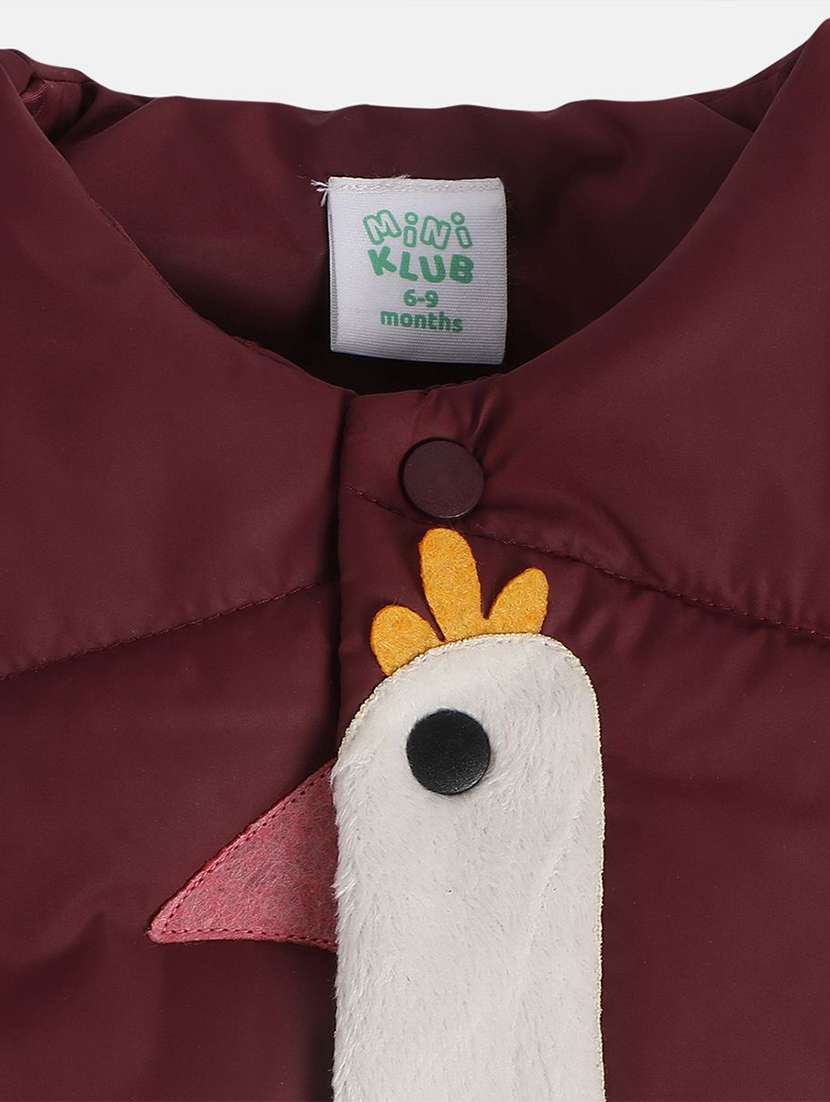 girls patched sleeveless quilted jackets  - 22108583 -  Standard Image - 2