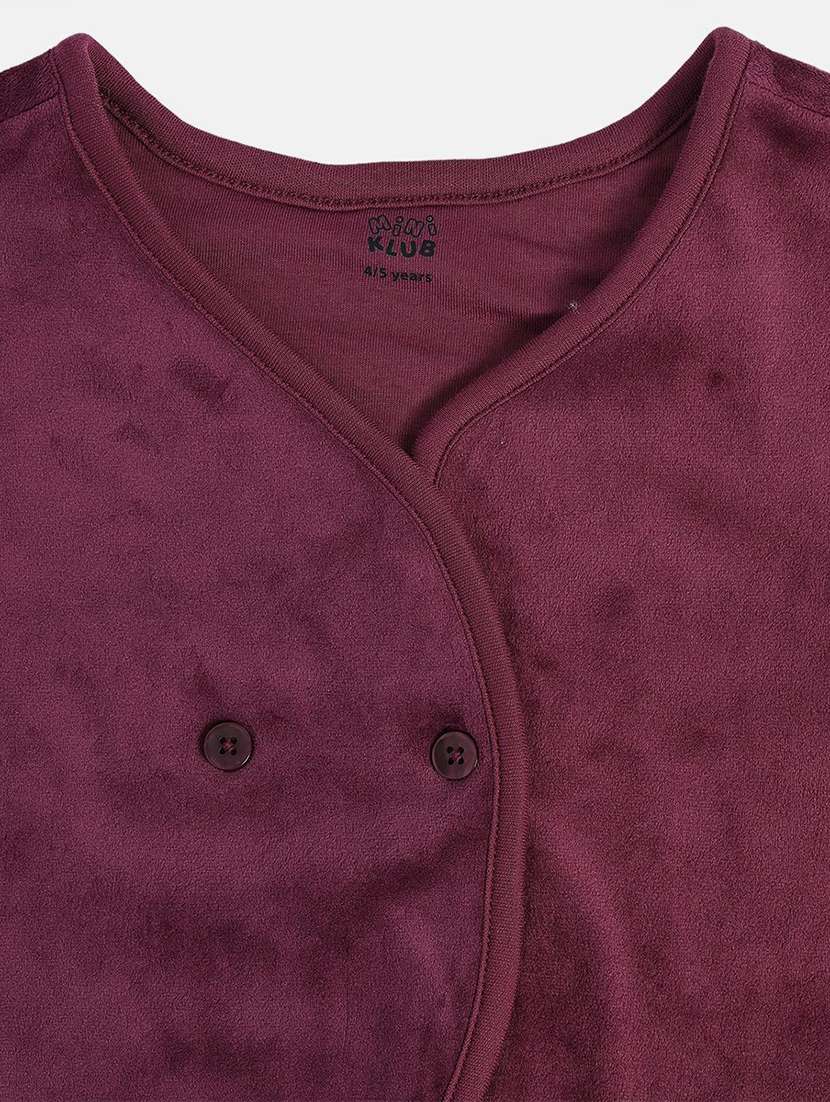 girls solid sleeveless jacket - 22108584 -  Standard Image - 2