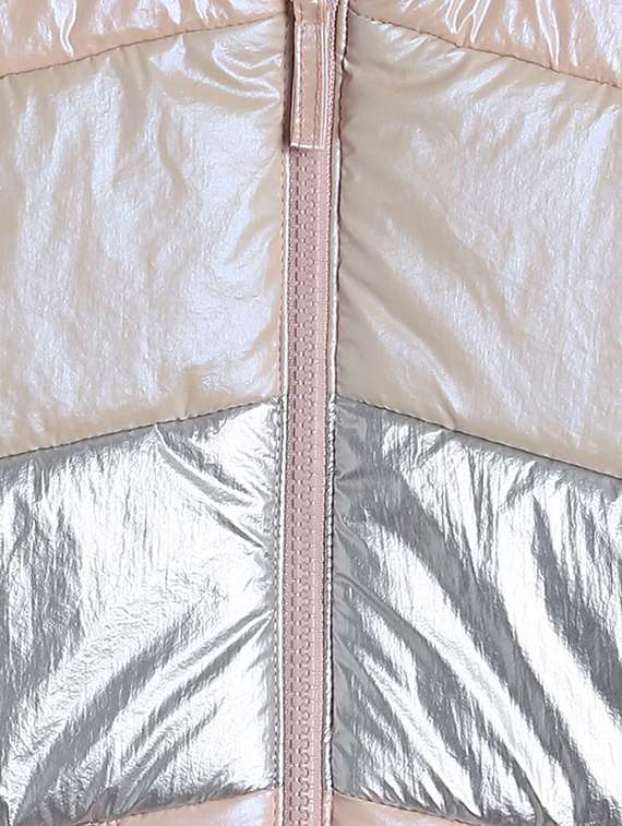 girls color block sleeveless quilted jackets  - 22108601 -  Standard Image - 2