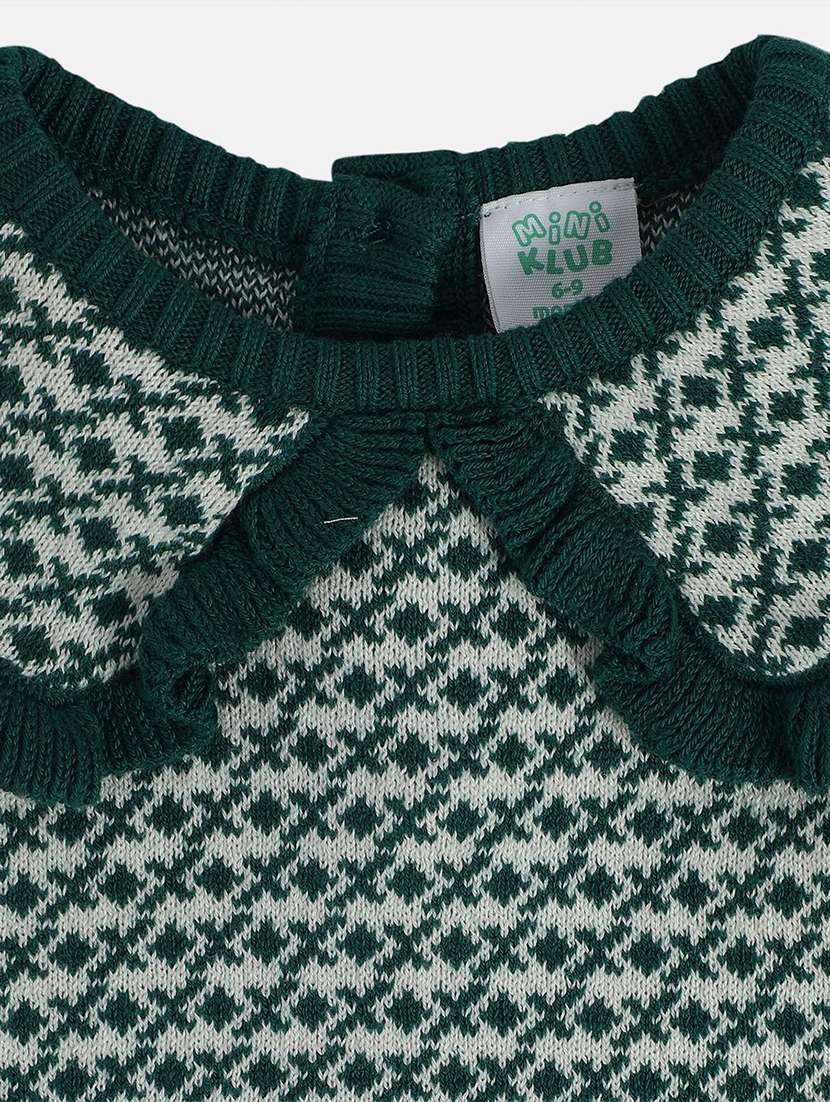 girls self designed long sleeve sweater - 22108609 -  Standard Image - 2