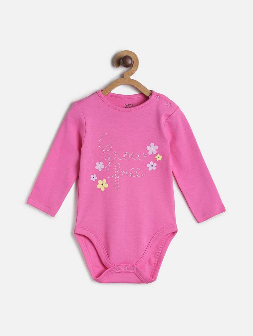 kids pack of 3 printed long sleeve onesies - 22108875 -  Standard Image - 2
