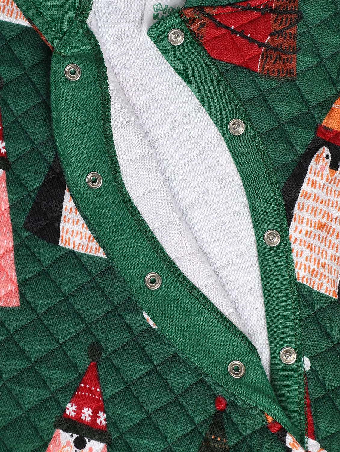 kids printed long sleeve hooded onesies - 22108964 -  Standard Image - 2