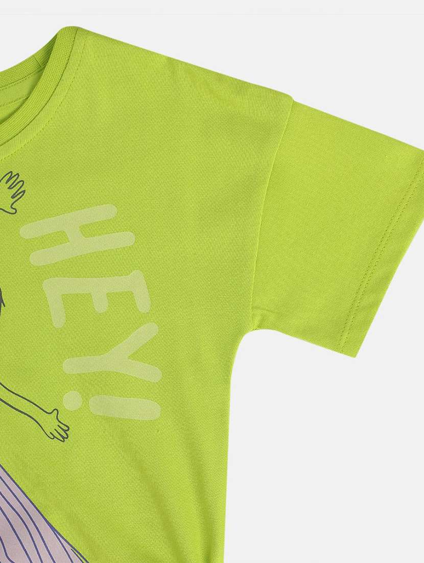 lime graphic cotton tees exclusive for kids - 22109224 -  Standard Image - 2