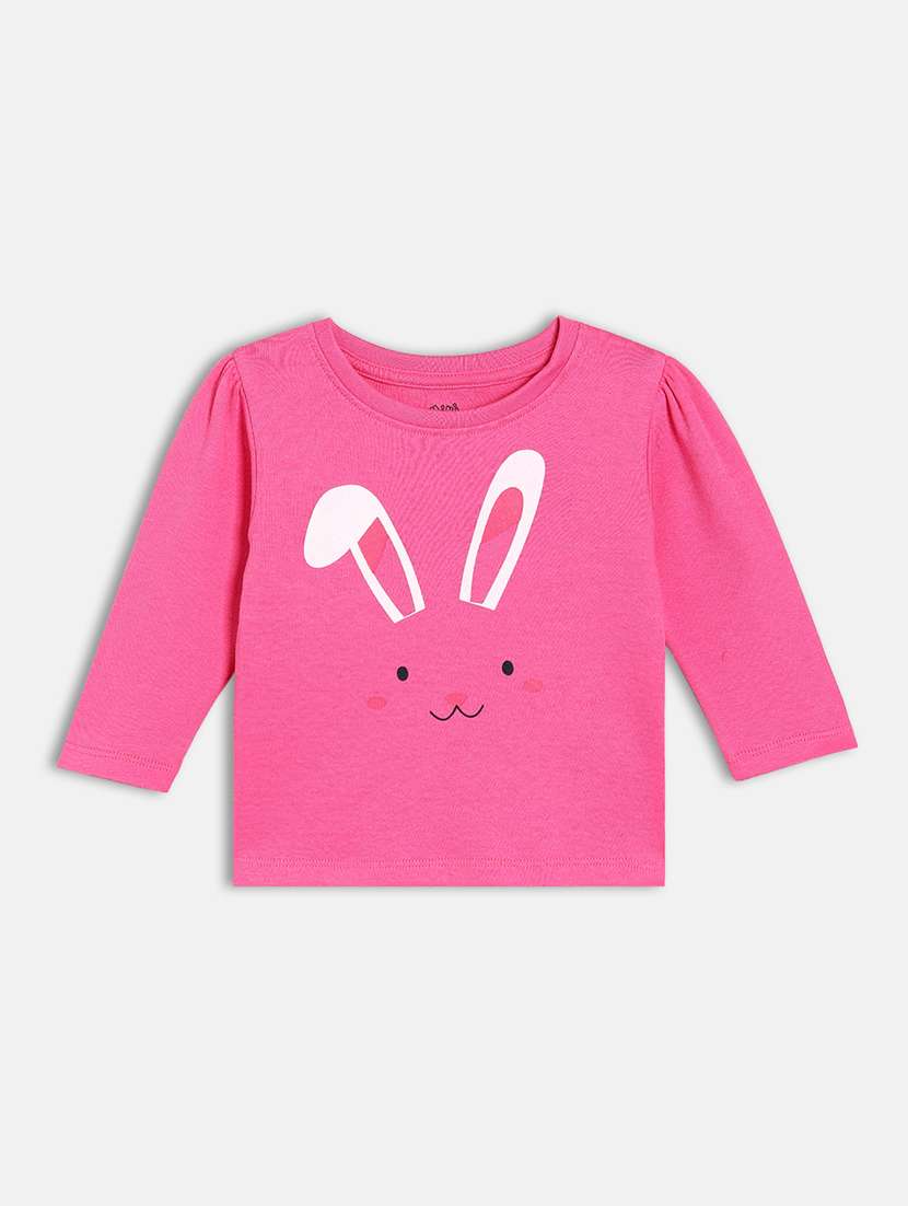 girls pack of 3 printed round neck tee - 22109263 -  Standard Image - 2