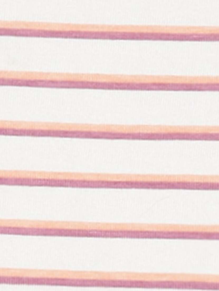 girls striped round neck tee - 22109352 -  Standard Image - 2