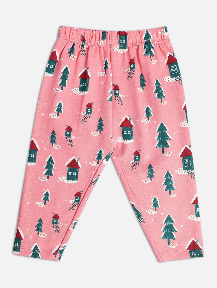 girls pack of 3 printed winterwear trouser - 22109404 -  Standard Image - 2