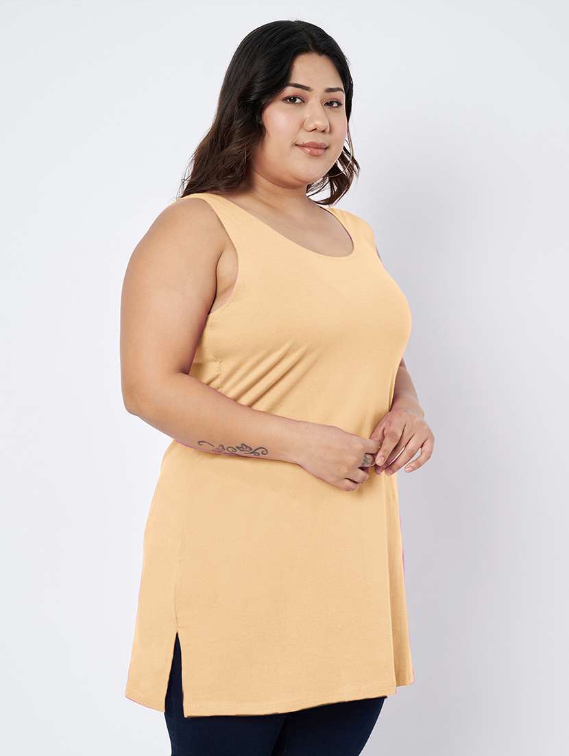 women plus size solid sleeveless camisole - 22109447 -  Standard Image - 2