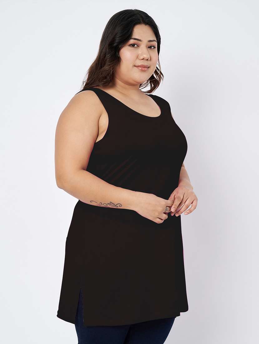 women plus size solid sleeveless camisole - 22109448 - Standard Image - 2