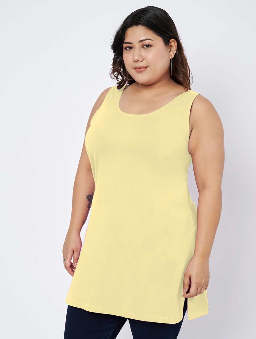 women plus size solid sleeveless camisole - 22109449 - Standard Image - 2