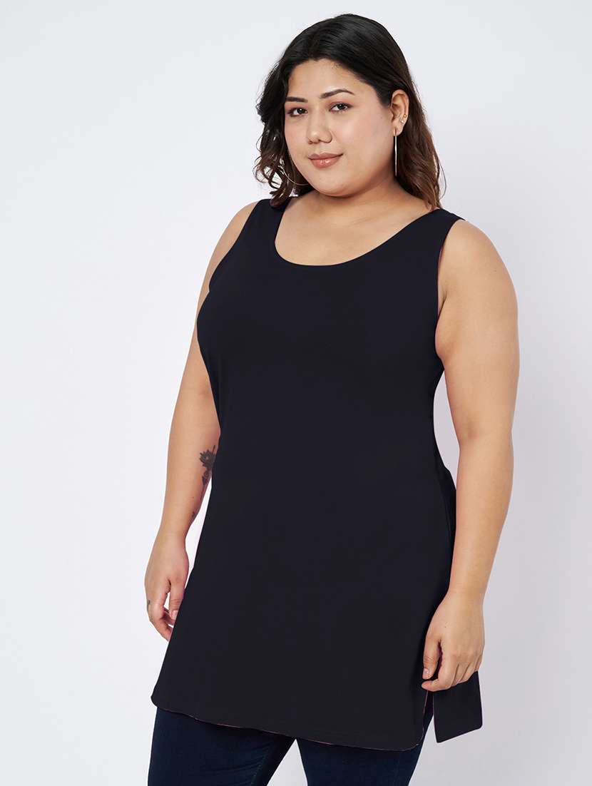 women plus size solid sleeveless camisole - 22109452 -  Standard Image - 2