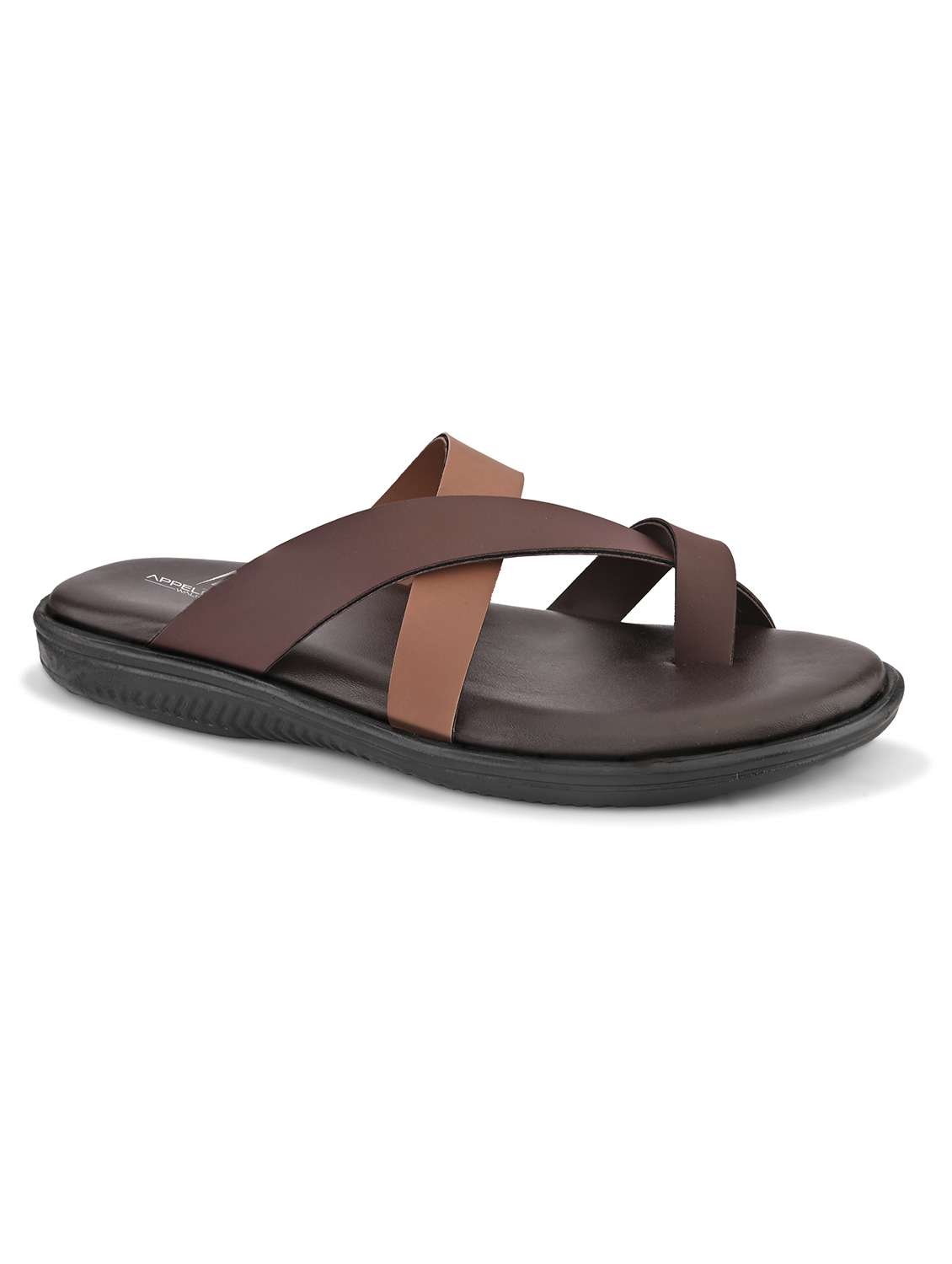 men color block one toe sandal - 22109470 -  Standard Image - 2