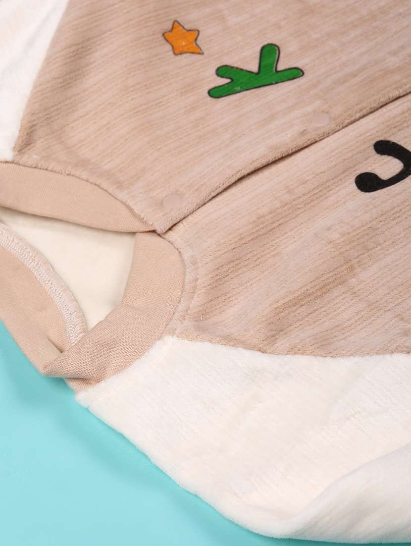 kids color blocked long sleeve romper - 22110641 -  Standard Image - 2