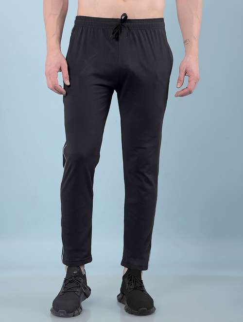 men side striped mid rise ankle length track pant - 22112130 -  Standard Image - 0