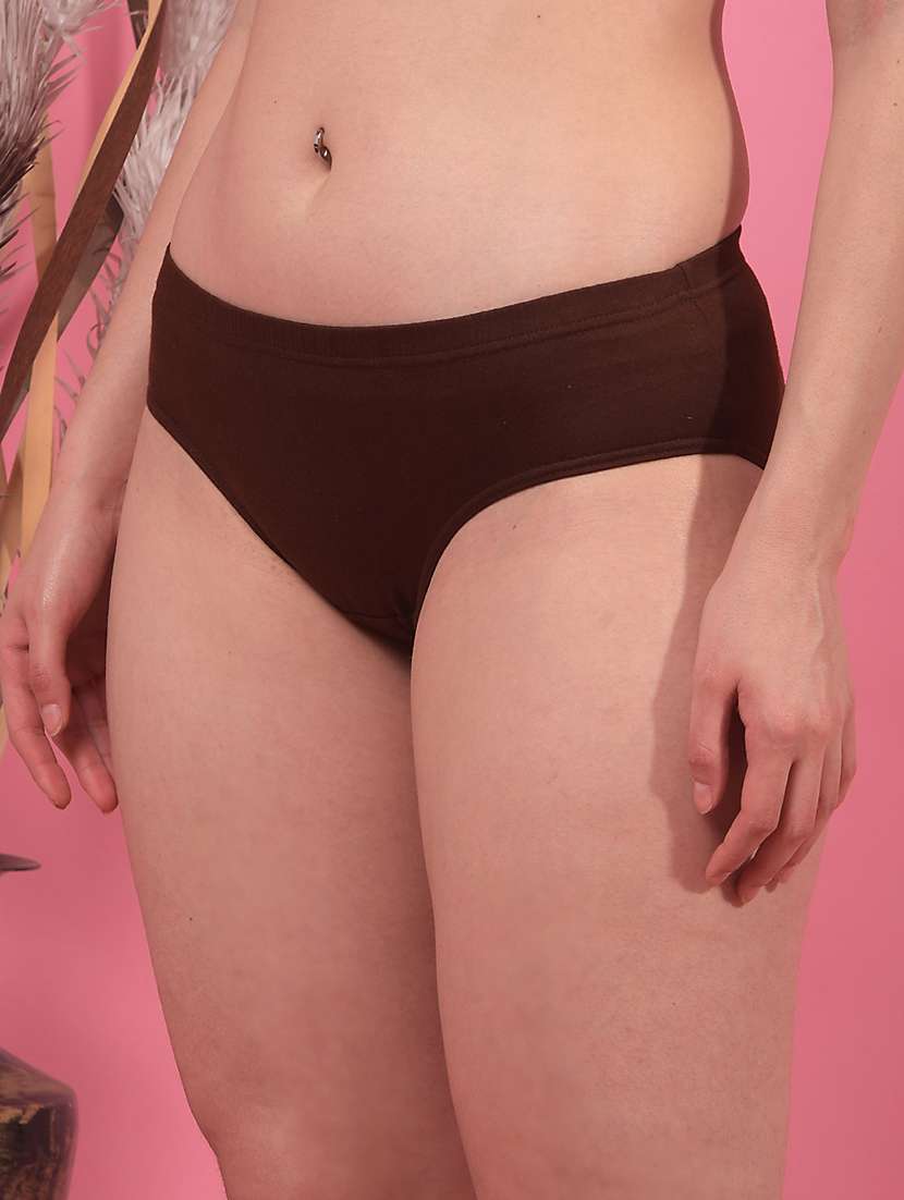 women pack of 3 solid hipster panty - 22112141 -  Standard Image - 2