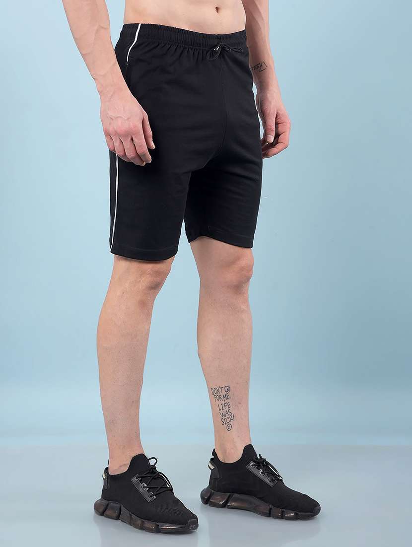 men side striped mid rise regular fit bermuda shorts - 22112156 -  Standard Image - 2