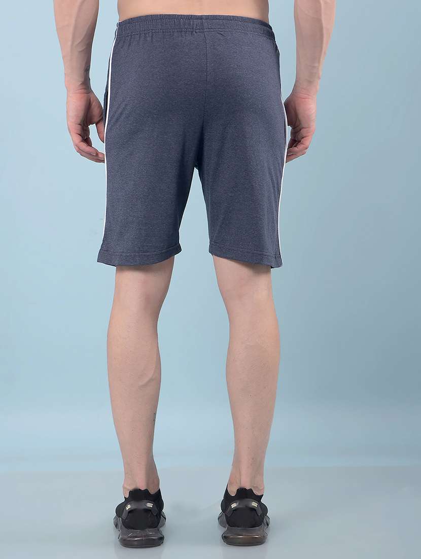 men side striped mid rise regular fit bermuda shorts - 22112158 -  Standard Image - 2