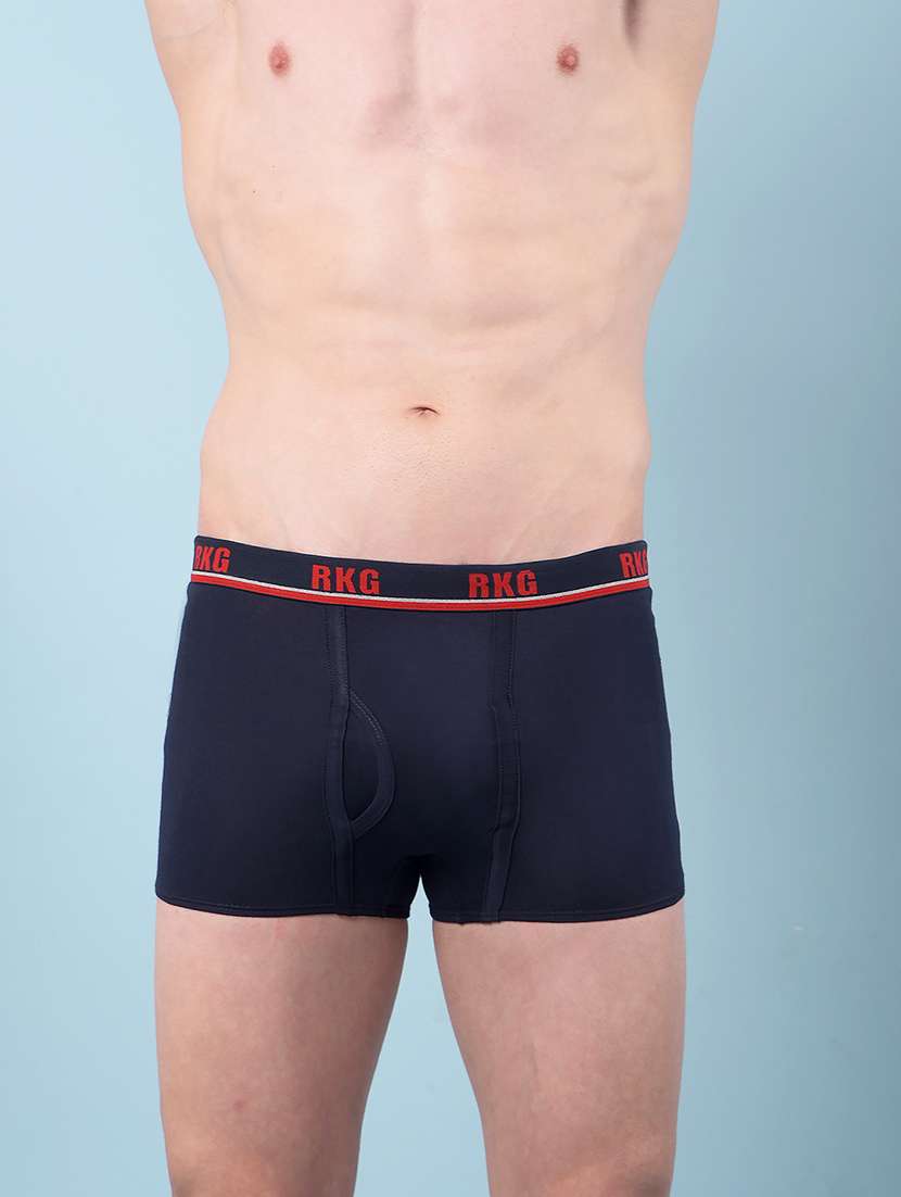 men pack of 5 solid low rise trunk - 22112180 -  Standard Image - 2