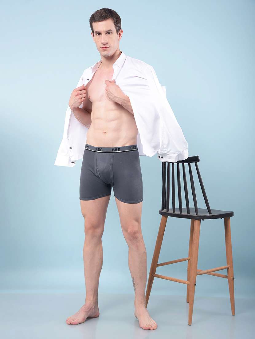 men pack of 3 solid low rise trunk - 22112188 -  Standard Image - 2