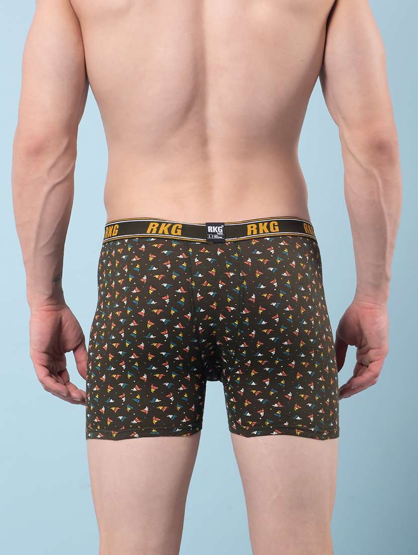 men pack of 3 printed low rise trunk - 22112199 -  Standard Image - 2