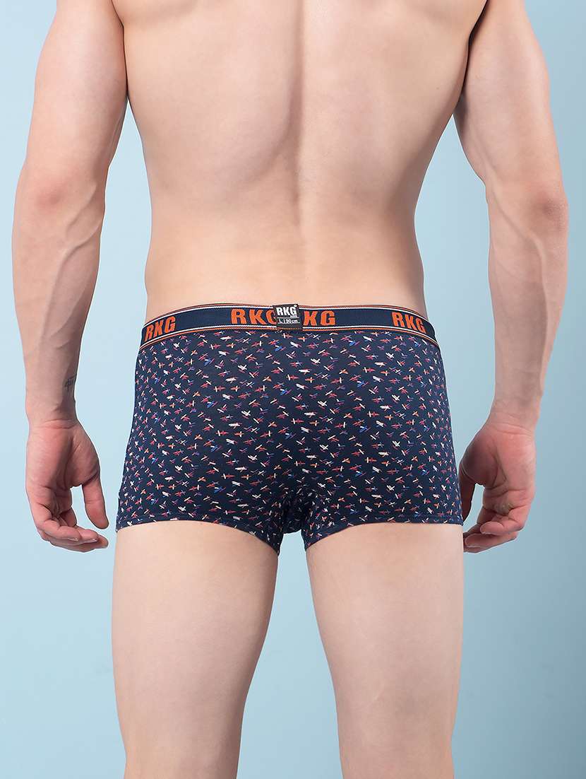 men pack of 3 printed low rise trunk - 22112204 -  Standard Image - 2
