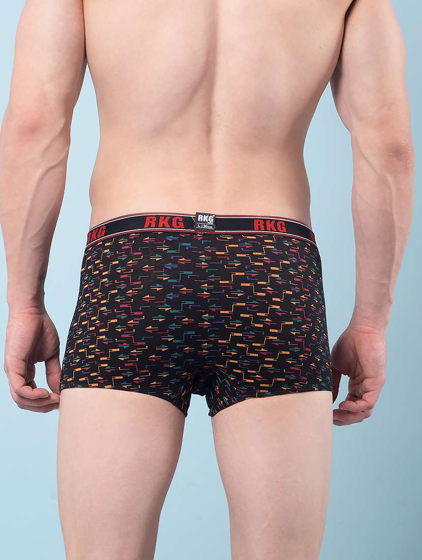 men pack of 3 printed low rise trunk - 22112206 -  Standard Image - 2
