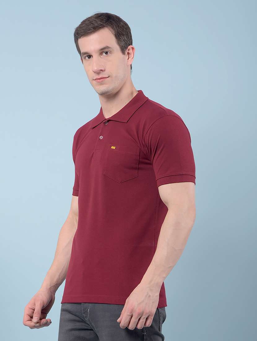 men solid short sleeve regular fit polo t-shirt - 22112279 - Standard Image - 2