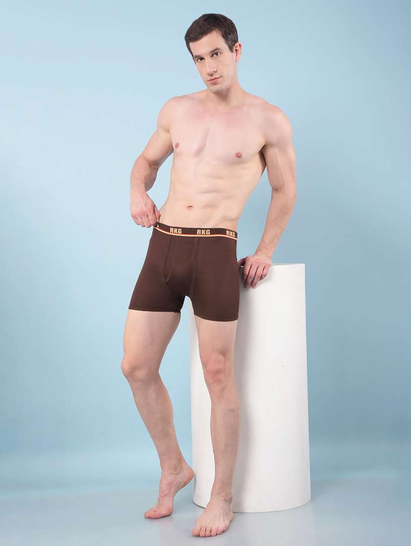 men pack of 3 solid low rise trunk - 22112289 - Standard Image - 2