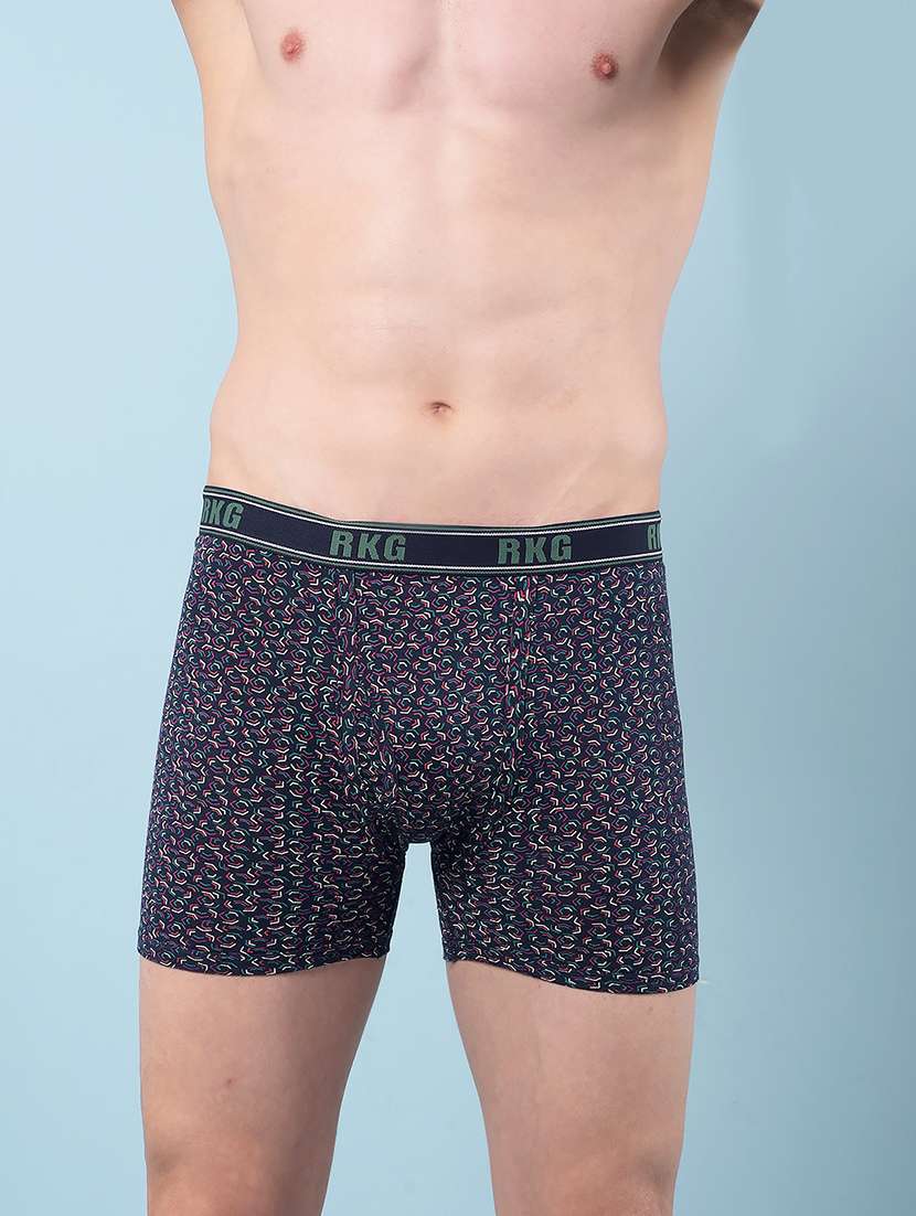 men pack of 5 printed low rise trunk - 22112292 - Standard Image - 2