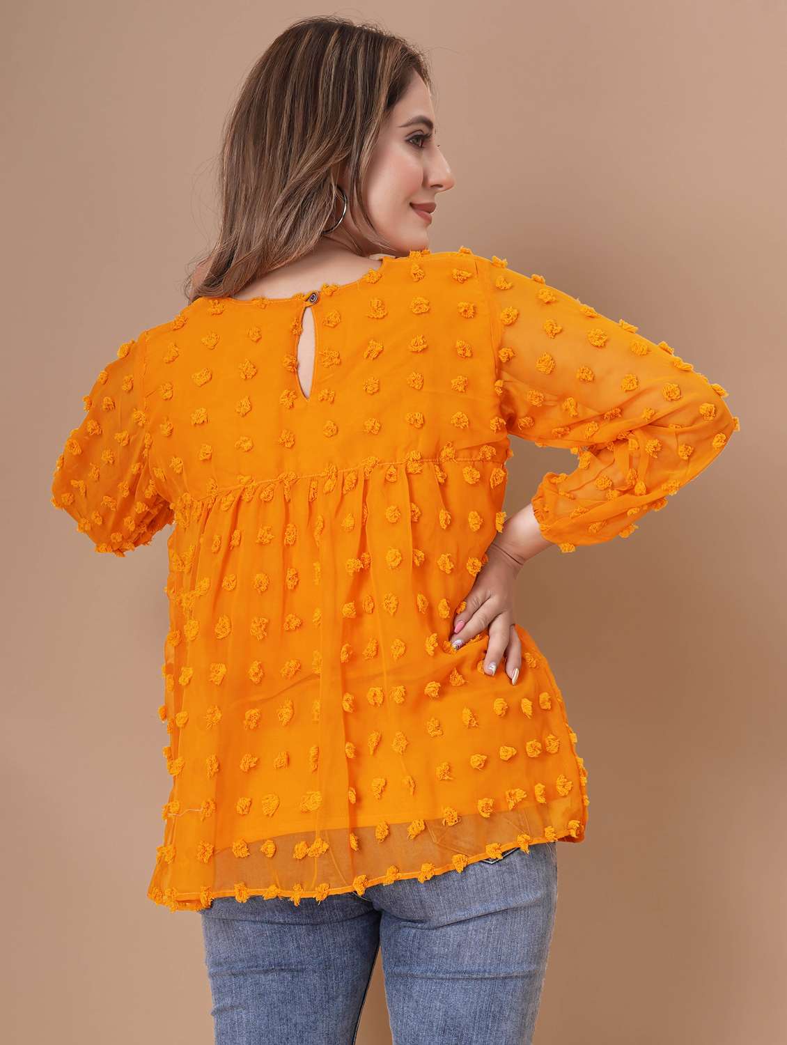 women self designed long sleeve top - 22112349 -  Standard Image - 2