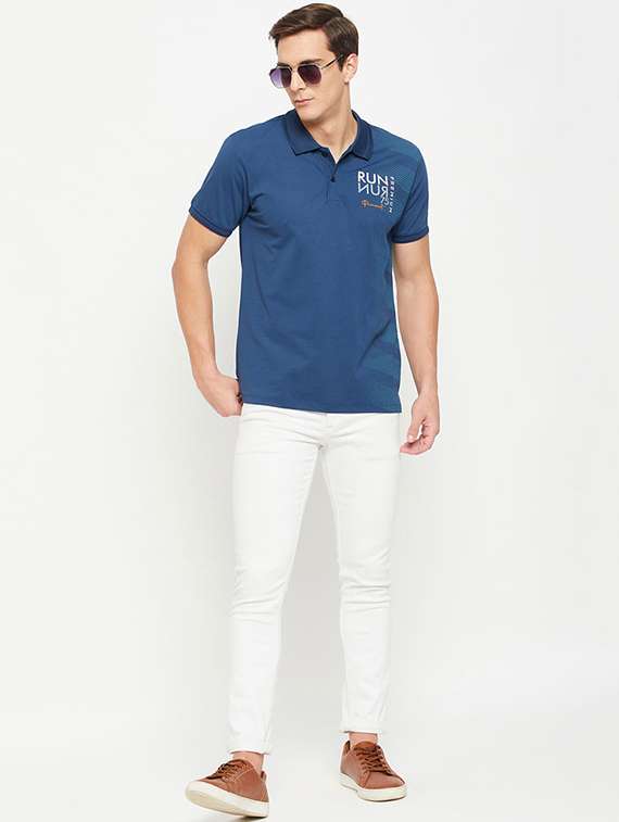 men solid short sleeve regular fit polo t-shirt - 22112479 -  Standard Image - 2