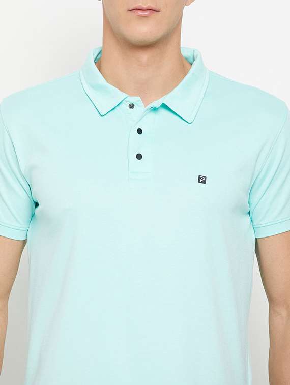 men solid short sleeve regular fit polo t-shirt - 22112482 -  Standard Image - 2