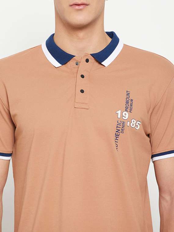 men solid short sleeve regular fit polo t-shirt - 22112486 -  Standard Image - 2
