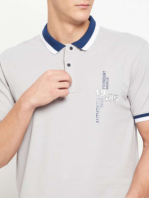 men solid short sleeve regular fit polo t-shirt - 22112487 -  Standard Image - 2