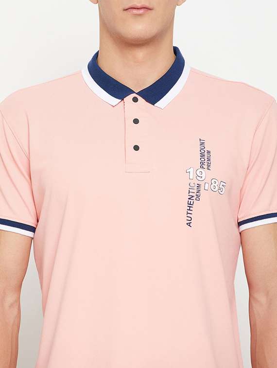 men solid short sleeve regular fit polo t-shirt - 22112488 -  Standard Image - 2