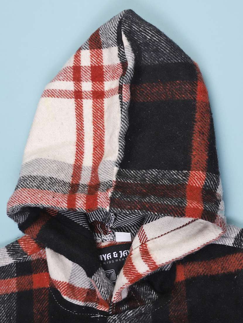 boys checkered long sleeve casual shirt - 22130362 -  Standard Image - 2