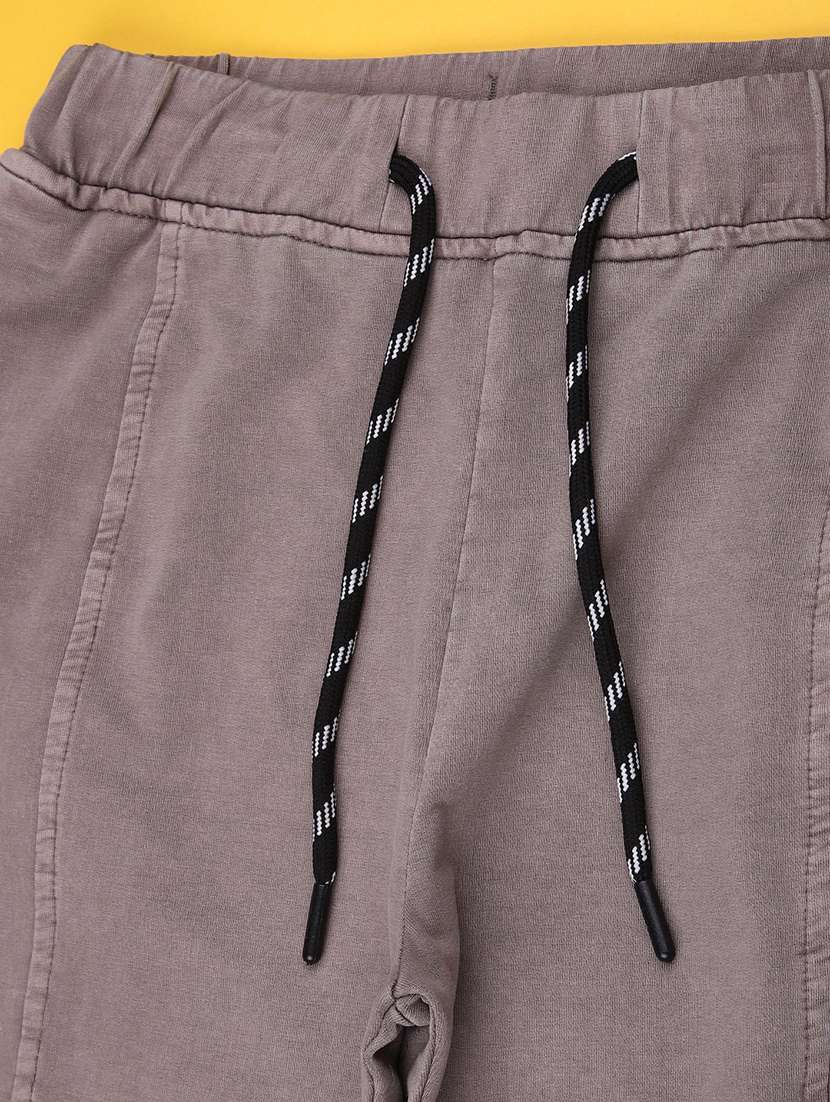 boys solid mid rise straight fit trouser - 22131452 -  Standard Image - 2