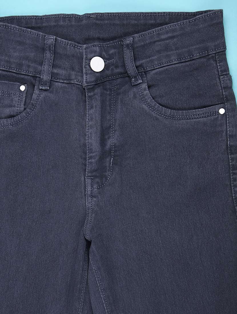 girls plain mid rise bootcut jeans - 22135642 -  Standard Image - 2