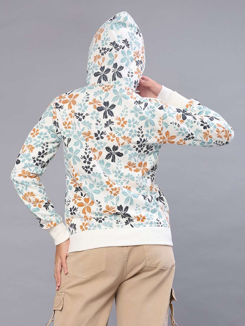 women floral printed long sleeve sweatshirt - 22138640 -  Standard Image - 2