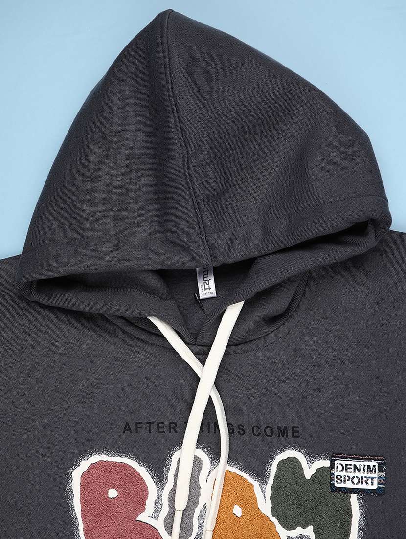 boys printed long sleeve hooded sweatshirt - 22138823 -  Standard Image - 2