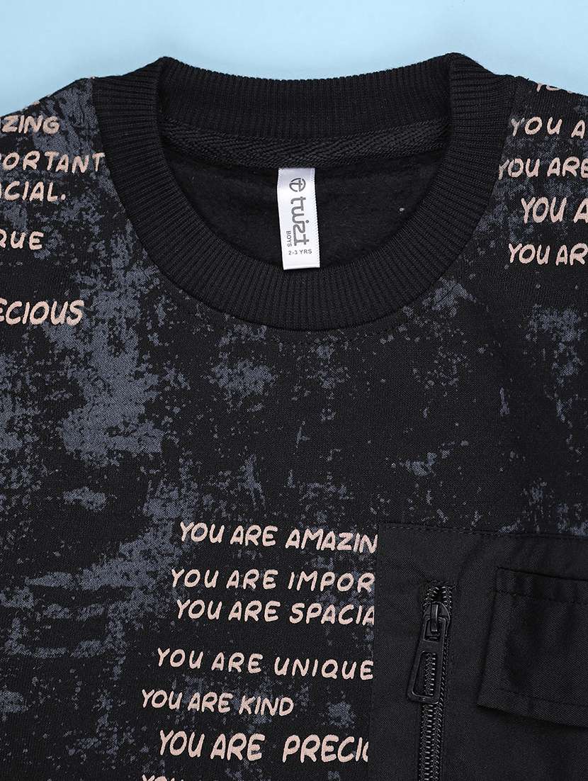 boys printed long sleeve sweatshirt - 22138838 -  Standard Image - 2