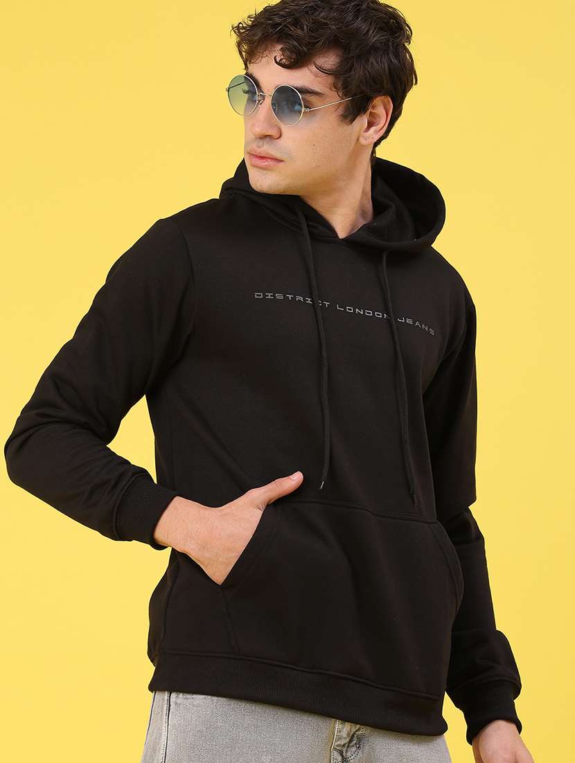 men chest print long sleeve regular fit sweatshirt