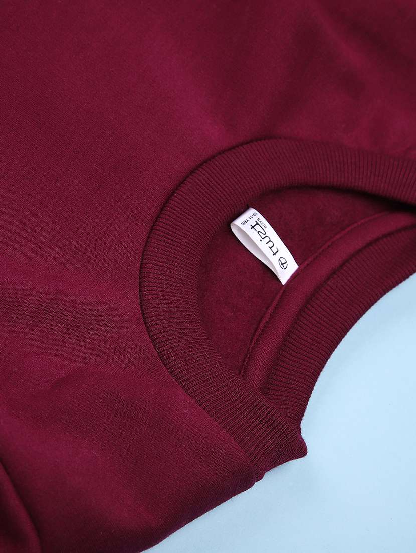 boys solid long sleeve sweatshirt - 22139129 -  Standard Image - 2