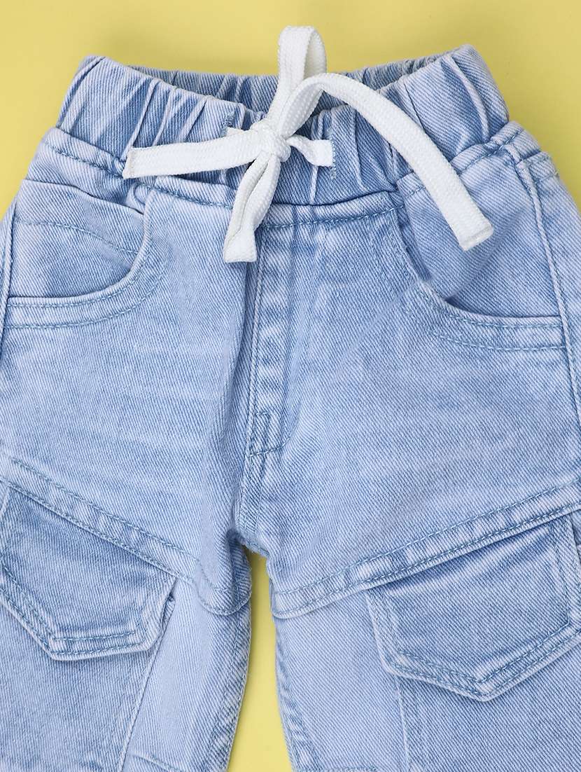 boys solid mid rise jeans - 22139162 -  Standard Image - 2